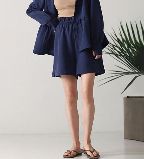 Pierrot（ピエロ）の「【速乾機能付】フレアショートパンツラッシュガード（その他パンツ）」｜詳細画像