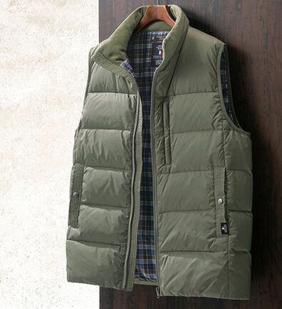 「＜コムルヴァン・オム＞洗えるフレンチダックダウンベスト（メンズベスト）」