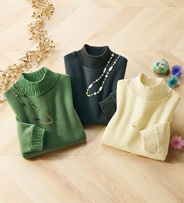 ルフラン（ルフラン）の「【３色組】異素材使いゆるシルエットトレーナー（トレーナー・スウェット）」｜3色組