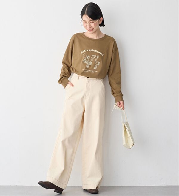 Viola e Viola（ヴィオラ エ ヴィオラ）の「【スペシャルコラボ】スヌーピーCelebrateTシャツ（Tシャツ）」｜詳細画像