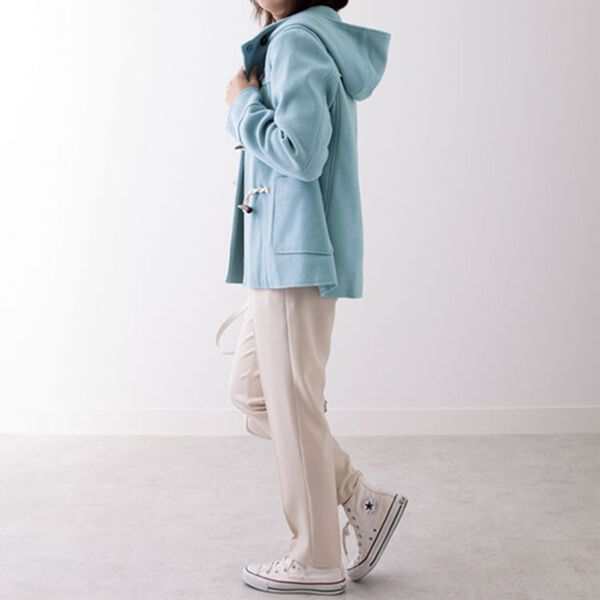 BELLUNA（ベルーナ）の「ウール調素材ダッフルコート（ショートコート）」｜詳細画像