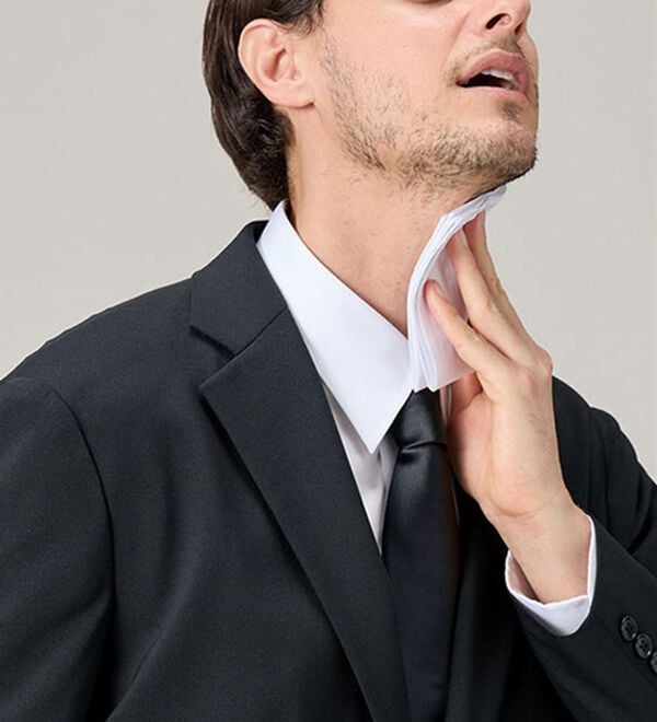 「【２点セット】＜コムルヴァン・オム＞風そよぐサマーフォーマルスーツ（ビジネススーツ）」｜詳細画像