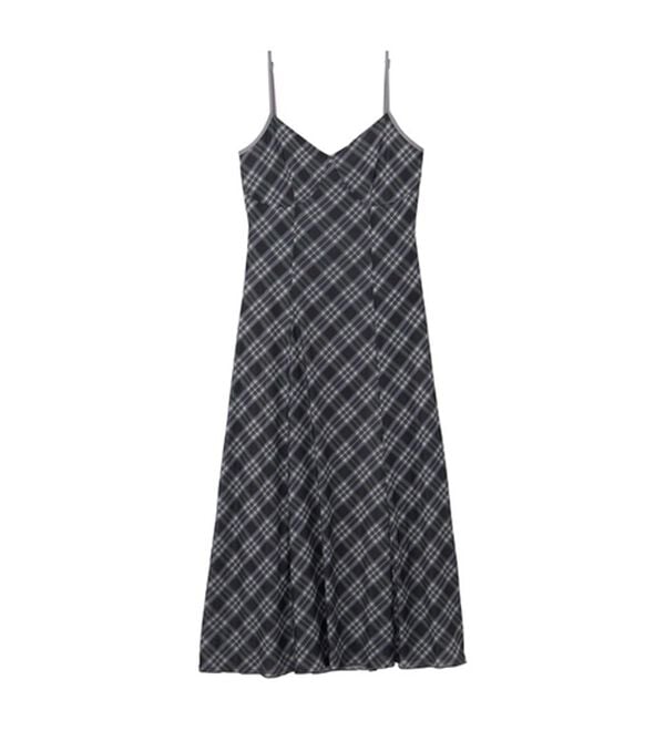 GeeRA（ジーラ）の「シアーチェックキャミワンピース（その他ワンピース）」｜詳細画像