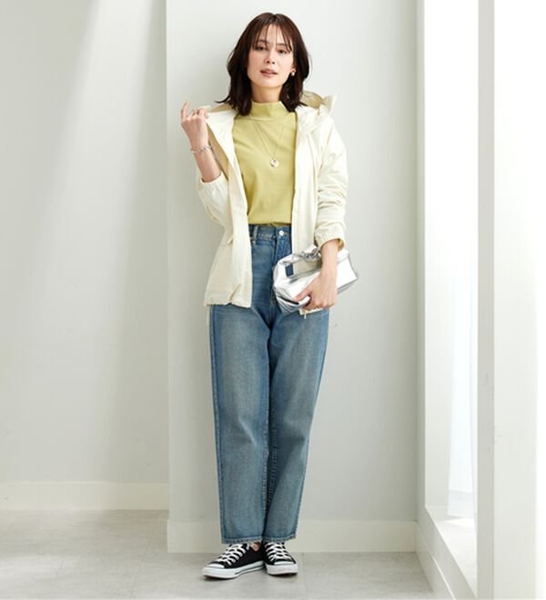 「シンプルデザイン！ハイネックプルオーバー（カットソー）」｜詳細画像