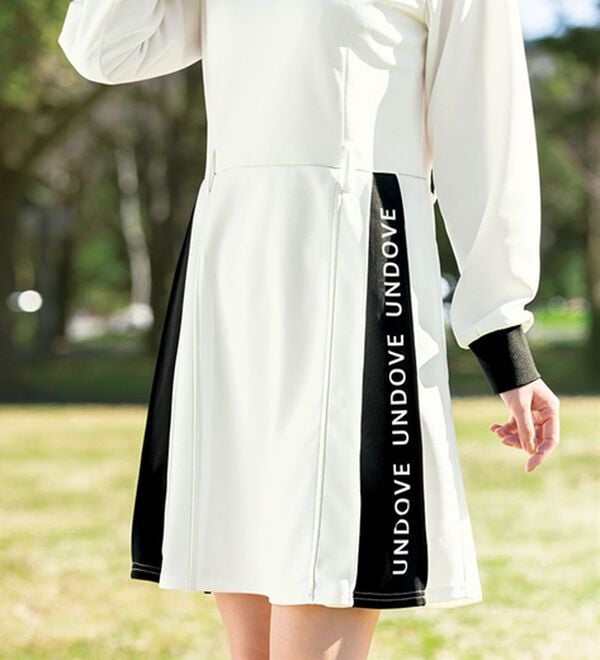 BELLUNA（ベルーナ）の「【三枝こころコラボ】衿付配色切替プリーツワンピース（その他ワンピース）」｜詳細画像