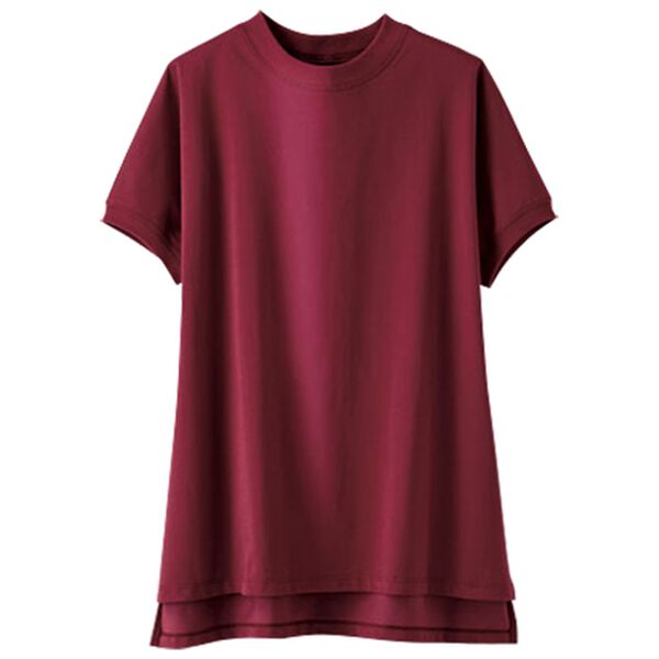 BELLUNA（ベルーナ）の「汗ジミ対策！ハイネックプルオーバー（カットソー）」｜詳細画像