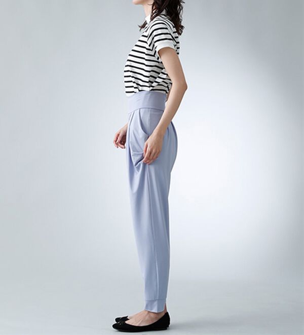 LAVIENNE（ラヴィエンヌ）の「ドレープカットソーパンツ（その他パンツ）」｜詳細画像