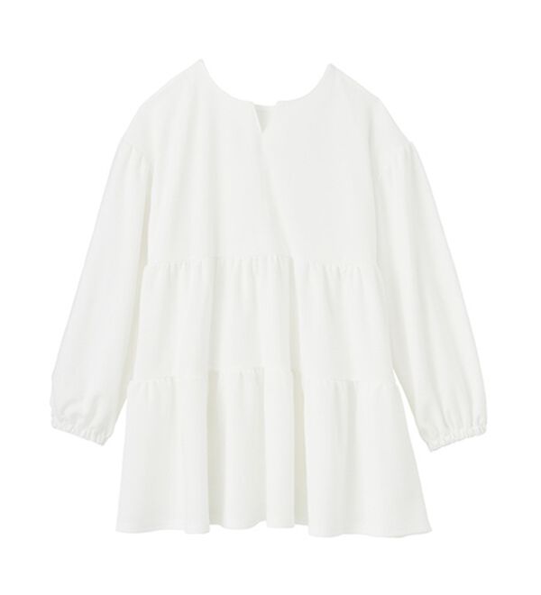 GeeRA（ジーラ）の「前後２ＷＡＹボリュームティアードブラウス（チュニック）」｜詳細画像