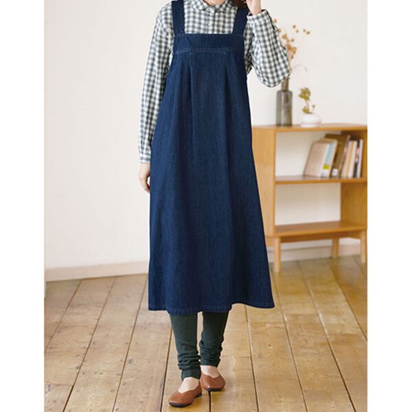 BELLUNA（ベルーナ）の「ゆったりデニムジャンパースカート（ジャンパースカート）」｜詳細画像