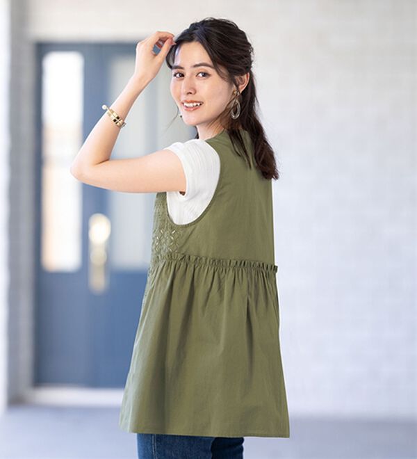 ルフラン（ルフラン）の「全方位美人！褒められペプラムベスト（ベスト）」｜詳細画像