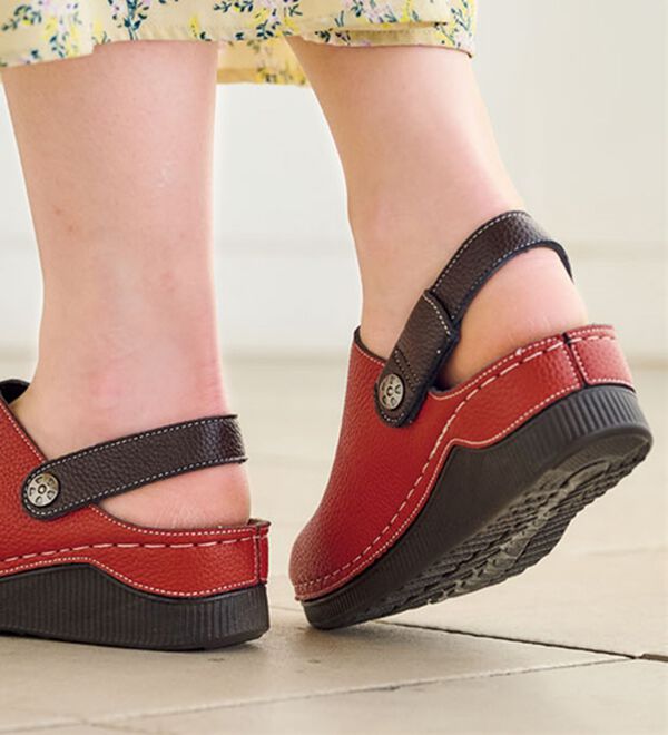 BELLUNA（ベルーナ）の「やわらかレザー調２ＷＡＹミュール（サンダル・ミュール）」｜詳細画像