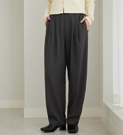 GeeRA（ジーラ）の「【再入荷】オンオフ着られる！カーブパンツ（フルレングスパンツ）」