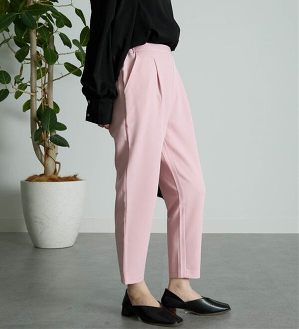 RANAN（ラナン）の「美脚シルエットクロップドパンツ（フルレングスパンツ）」｜詳細画像