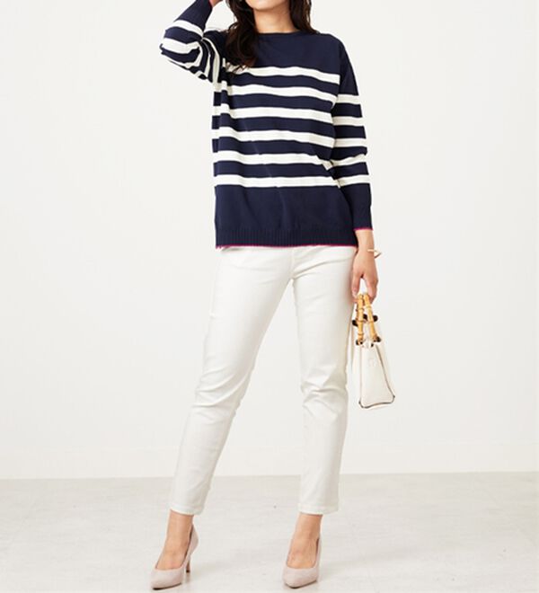 BELLUNA（ベルーナ）の「毛玉になりにくい！ニットプルオーバー（ニット・セーター）」｜詳細画像