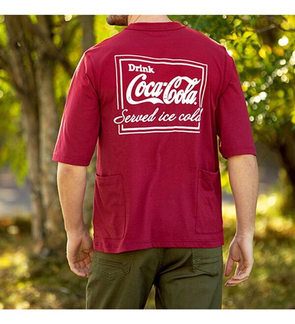 「＜コカ・コーラ＞接触冷感多ポケットＴシャツ（メンズＴシャツ）」｜詳細画像