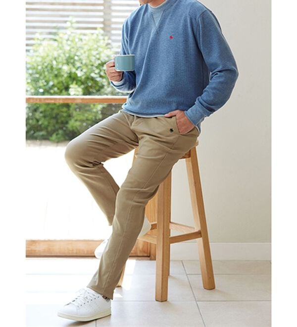 「【２本組】＜ポロ・ビーシーエス＞紳士の１６０％ストレッチチノパンツ（メンズフルレングスパンツ）」｜詳細画像