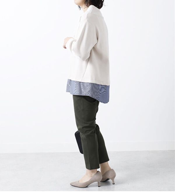 BELLUNA（ベルーナ）の「のびのびストレッチテーパードパンツ（テーパードパンツ）」｜詳細画像