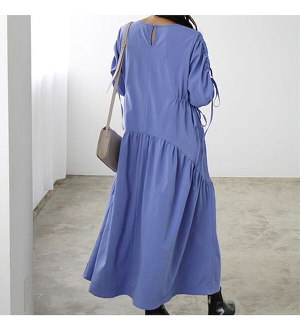 GeeRA（ジーラ）の「シャーリングワンピース（その他ワンピース）」｜詳細画像