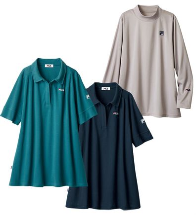 ルフラン（ルフラン）の「【３点セット】＜ＦＩＬＡ＞涼やか！インナー付ポロ（ポロシャツ）」
