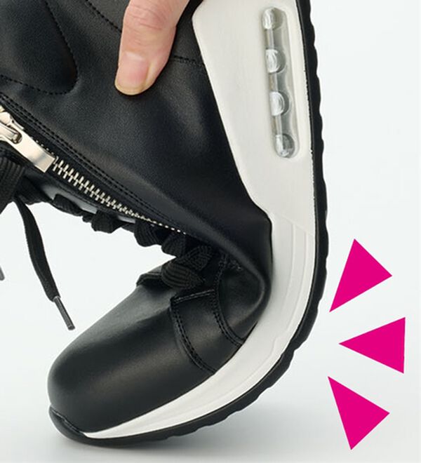 ルフラン（ルフラン）の「サイドジッパー４Ｅハイカットスニーカー（スニーカー）」｜詳細画像