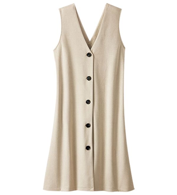 BELLUNA（ベルーナ）の「スエード調素材３ｗａｙジャンパードレス（ジャンパースカート）」｜詳細画像