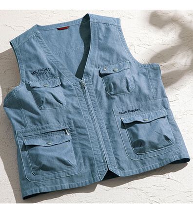 「＜ハッシュパピー＞マルチポケットベスト（メンズベスト）」