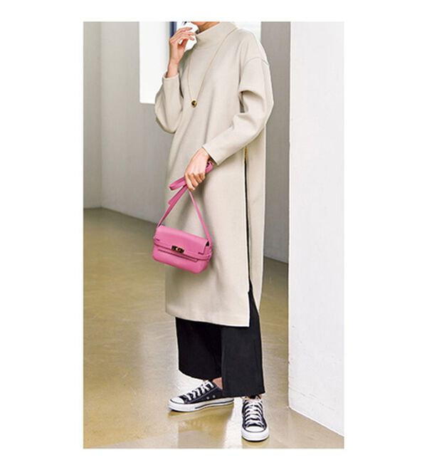 VINNO（ヴィノ）の「裾ファスナー使いロングワンピース（ロングワンピース）」｜詳細画像