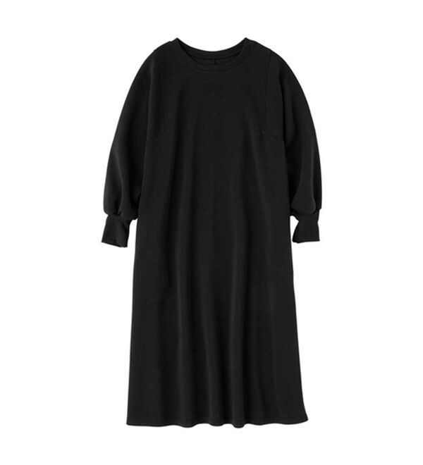 Viola e Viola（ヴィオラ エ ヴィオラ）の「あったか裏起毛ゆるワンピース（カットソーワンピース）」｜詳細画像