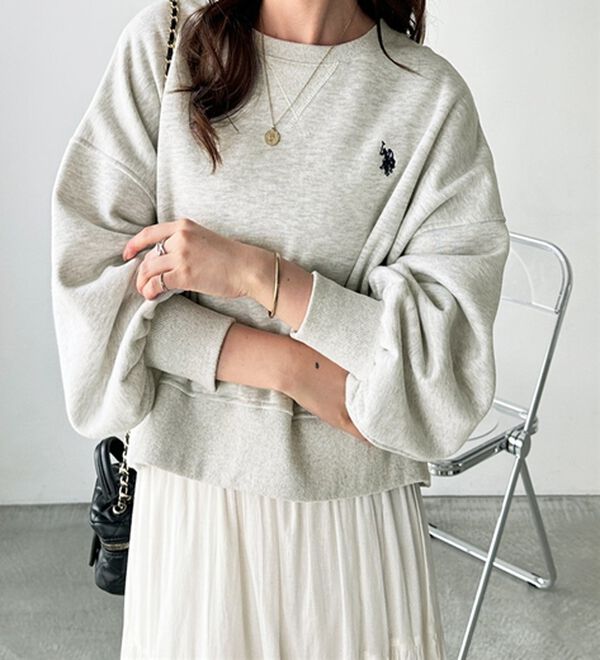 GeeRA（ジーラ）の「【Ｕ．Ｓ．ＰＯＬＯ　ＡＳＳＮ】ショートスウェット（トレーナー・スウェット）」｜詳細画像