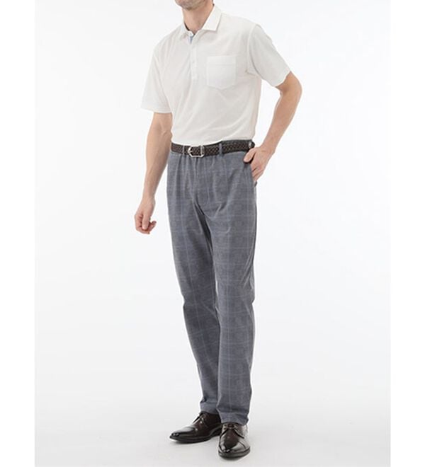 「＜パトリチオ　フランチェスカ＞ラクしてきちんと涼感サッカーポロシャツ（メンズポロシャツ）」｜詳細画像