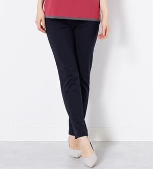 BELLUNA（ベルーナ）の「新触感！マシュマロみたいななめらかストレッチパンツ（フルレングスパンツ）」｜ネイビー