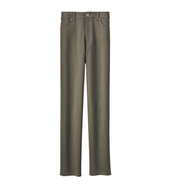 BELLUNA（ベルーナ）の「サラリ速乾！綿サテンストレッチカラーパンツ（フルレングスパンツ）」｜詳細画像