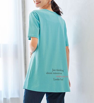 BELLUNA（ベルーナ）の「綿１００％プリントＴシャツ（Tシャツ）」