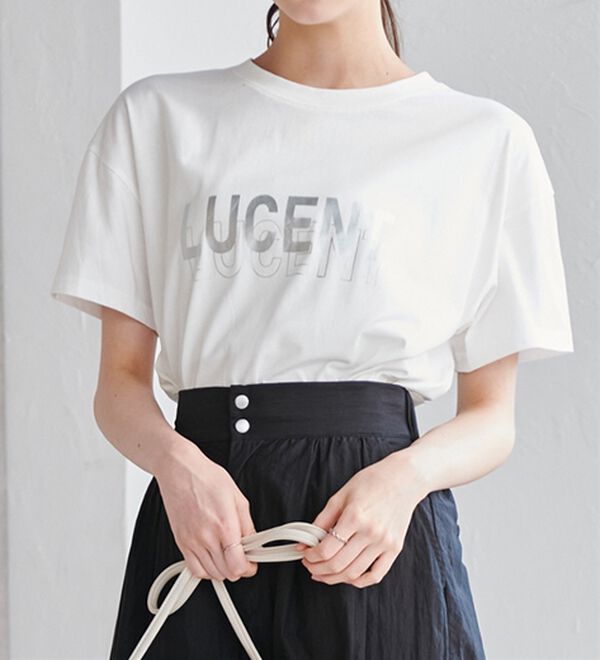 RANAN（ラナン）の「ロゴプリントTシャツ（Tシャツ）」｜詳細画像