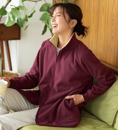 BELLUNA（ベルーナ）の「防風シート入り裏ボアあったかジャケット（ブルゾン）」