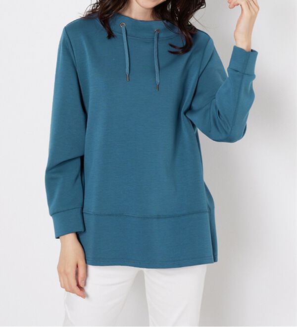 BELLUNA（ベルーナ）の「ワイドネック切替デザインプルオーバー（カットソー）」｜詳細画像