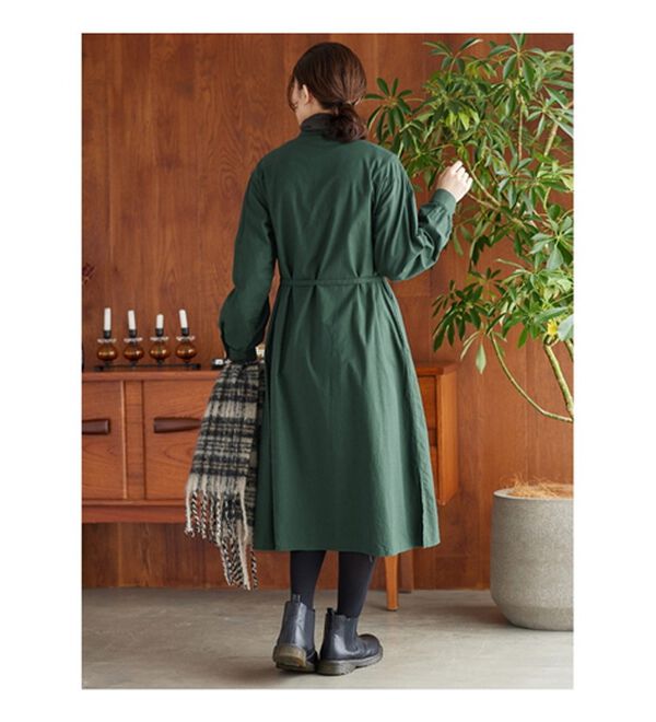 Viola e Viola（ヴィオラ エ ヴィオラ）の「【リンネルコラボ】起毛綿シャツワンピース（シャツワンピース）」｜詳細画像