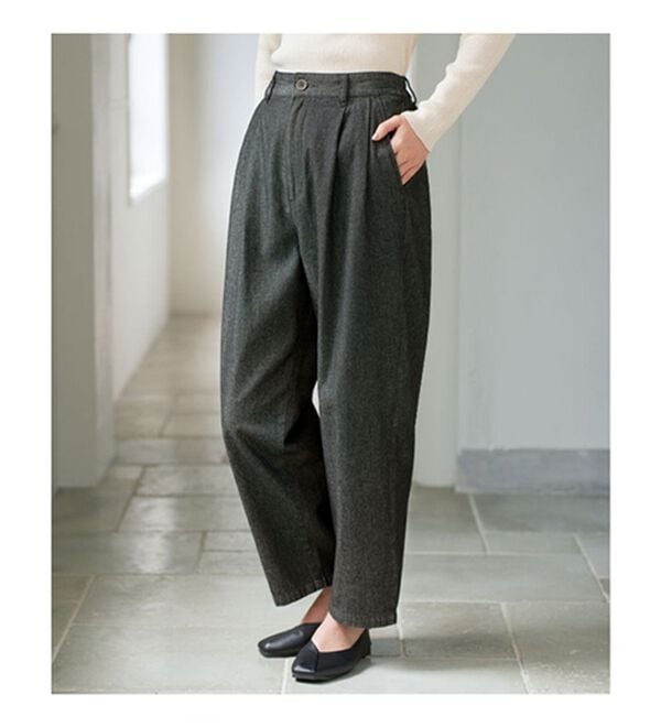 BELLUNA（ベルーナ）の「ナチュラル派さんのゆったりパンツ（ワイドパンツ・ガウチョ）」｜詳細画像