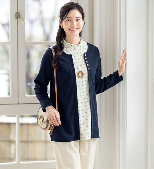 ルフラン（ルフラン）の「【４色組】手抜きに見せないお洒落なプルオーバー（カットソー）」｜詳細画像