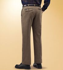 「＜コムルヴァン・オム＞お父さんの裏シャギー７得パンツ（メンズフルレングスパンツ）」