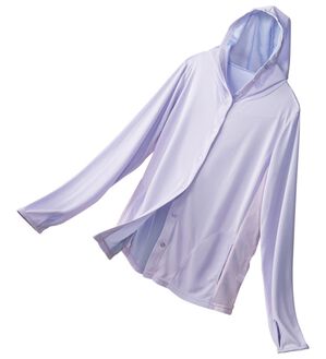 「ひんやり快適風が通るＵＶパーカー（パーカー）」｜詳細画像