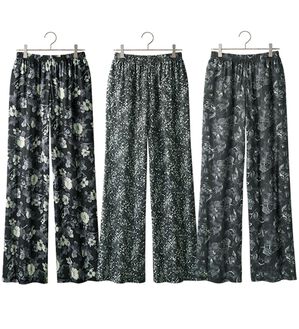 ルフラン（ルフラン）の「【３本組】【ＳＶ】さらりと華やかお買得パンツ（フルレングスパンツ）」｜3本組