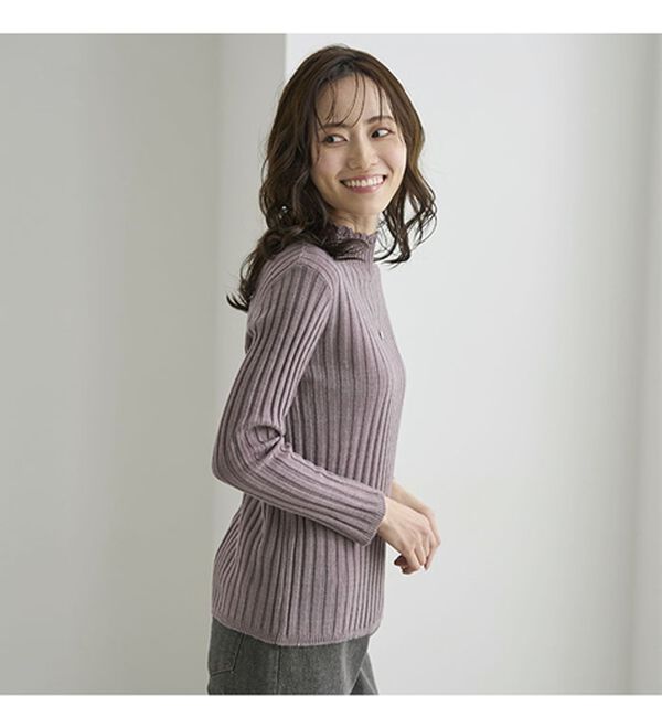 ウール入りウォッシャブルセーター - ベルーナ【公式】 