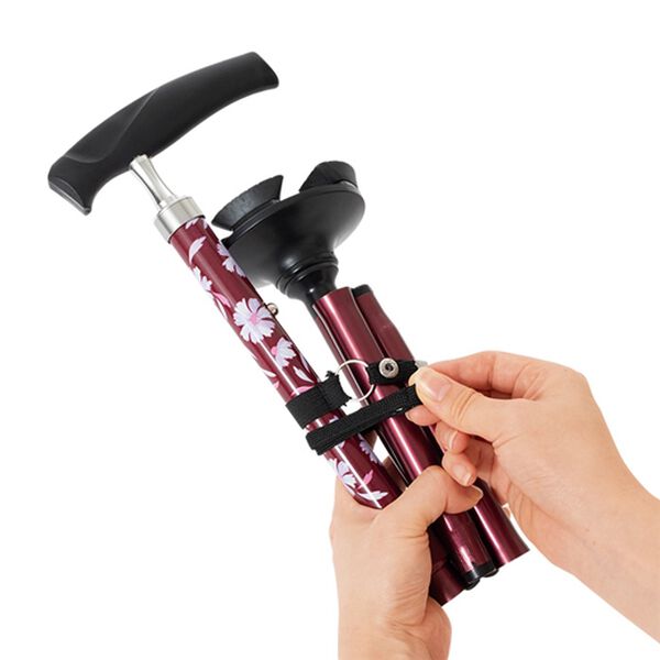 「折りたためるあんしんステッキ（シニア・生活サポート）」｜詳細画像