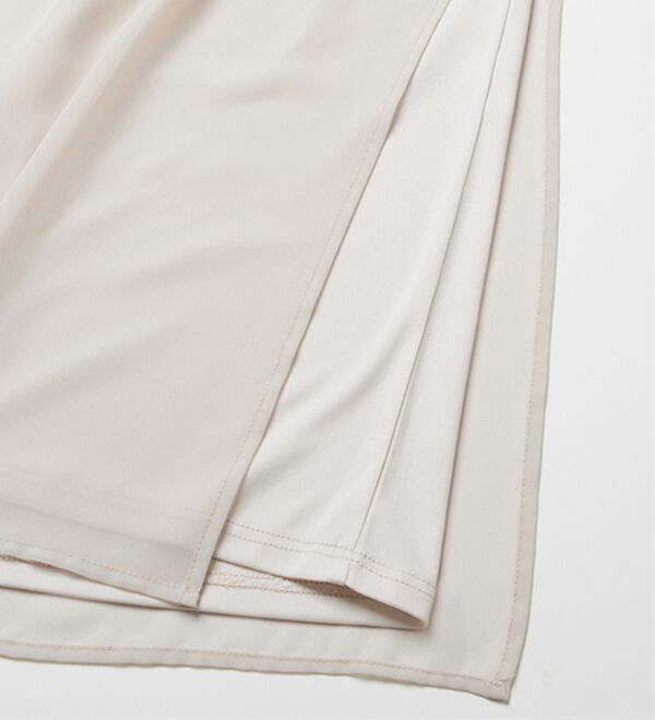 RANAN（ラナン）の「ひんやり！サイドスリットシフォンパンツ（フルレングスパンツ）」｜詳細画像