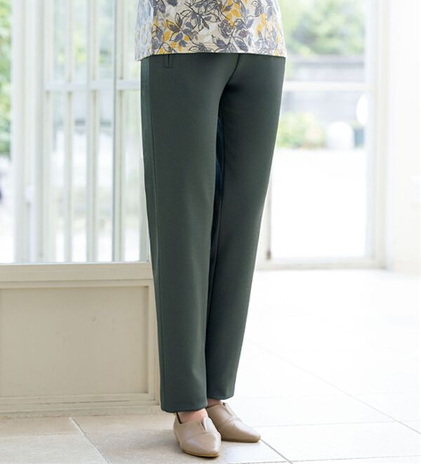 ルフラン（ルフラン）の「【３本組】やわらか裏起毛ちりめんパンツ（フルレングスパンツ）」｜詳細画像