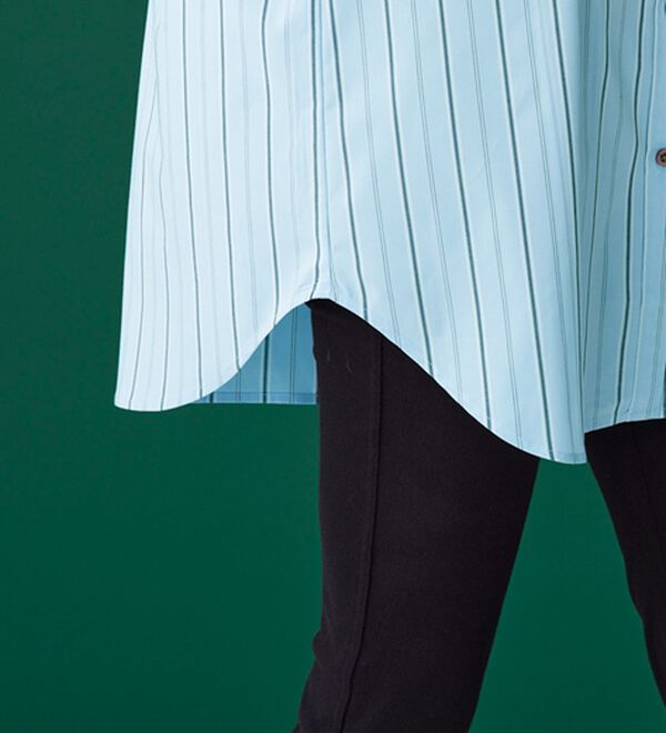 BELLUNA（ベルーナ）の「＜ＳＯＬＯＴＥＸ（Ｒ）＞ストレッチビッグシャツ（シャツ）」｜詳細画像