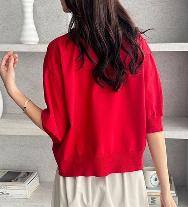 GeeRA（ジーラ）の「メタルボタンスポンディッシュカーディガン（ニットカーディガン）」｜詳細画像