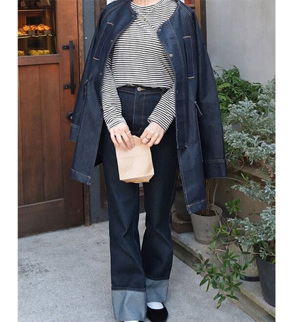 GeeRA（ジーラ）の「着回し自在！スラブシアートップス（カットソー）」｜詳細画像