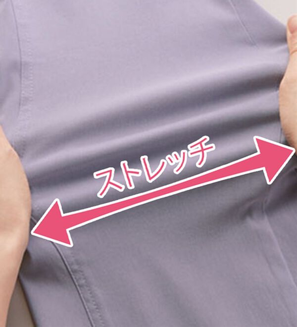 BELLUNA（ベルーナ）の「美脚見せ！冷感ストレッチフレアパンツ（フルレングスパンツ）」｜詳細画像